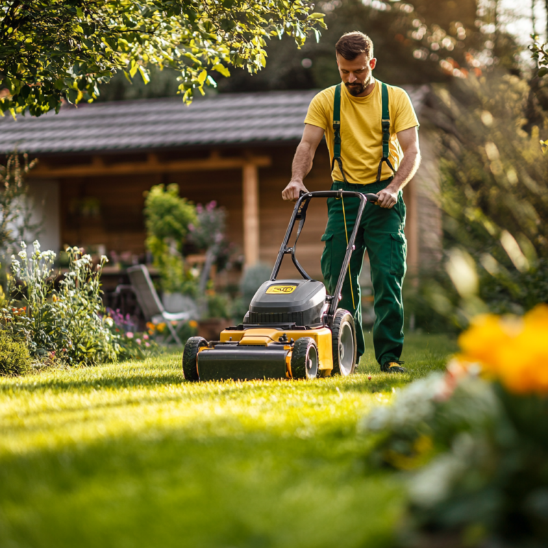 rs design A photo of a male gardener in green overalls and a ye a922589f 4e39 41e3 b447 a6b437fed0e9